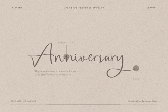 Evossry Font - Preview 6