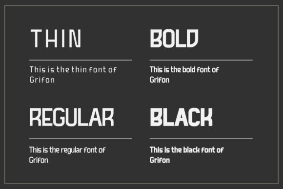 Grifon Font - Preview 1