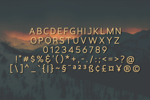 Herose Font PNG with transparent background - Preview 1