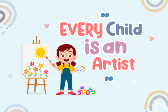 Kidsfest Font PNG with transparent background - Preview 4