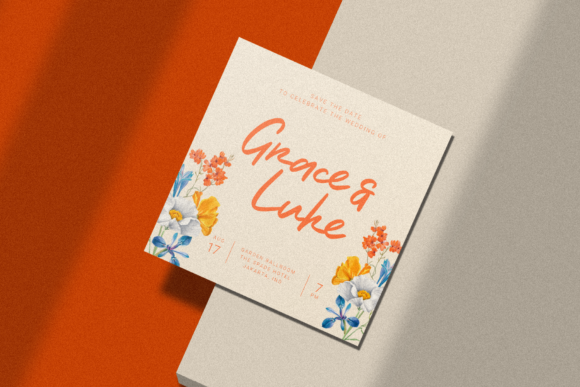 Natureal Script Font PNG with transparent background - Preview 3