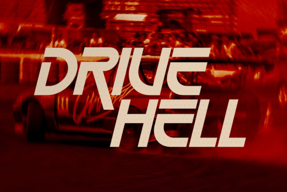 Rush Turbo Font PNG with transparent background - Preview 4