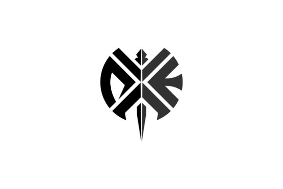 Ax or Axe Logo. Double-edged Ax Graphic by Looppoes · Creative Fabrica