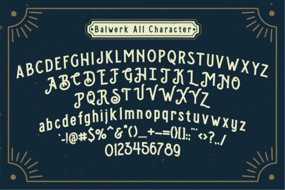 Balwerk Font - Preview 2