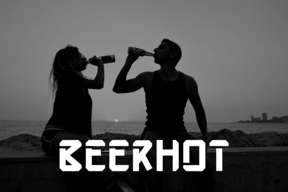 Beerhot Font PNG with transparent background - Preview 1