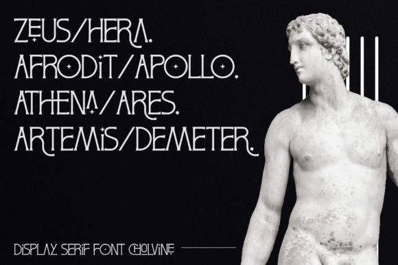 Cholvine Font - Preview 1