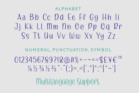 Comfy Sunshine Font - Preview 3