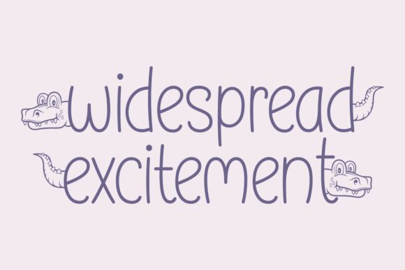 Croco Hide Font - Preview 3