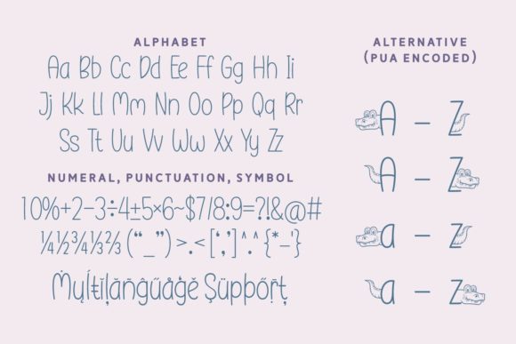 Croco Hide Font - Preview 5