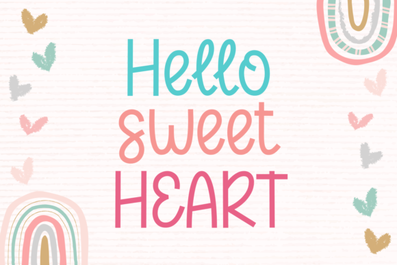 Cute Little Girl Font - Preview 2