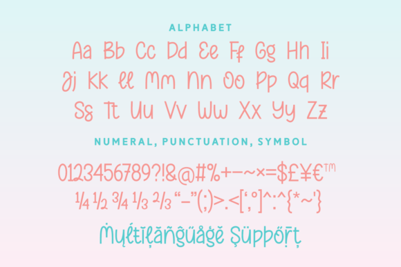 Cute Little Girl Font - Preview 3