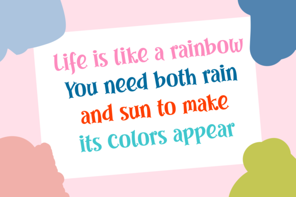 Emily Joyful Font PNG with transparent background - Preview 4