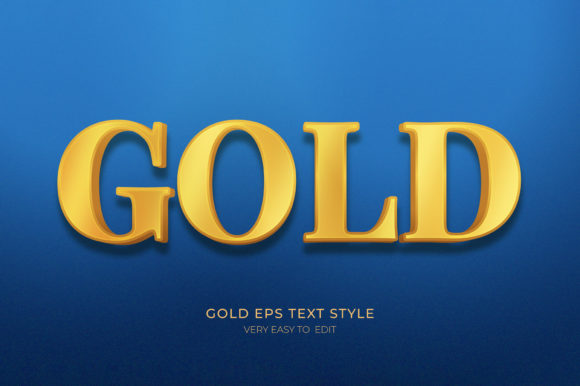 Gold Luxury 3d Text Style Effect Graphic Layer Styles By thedesignsource088