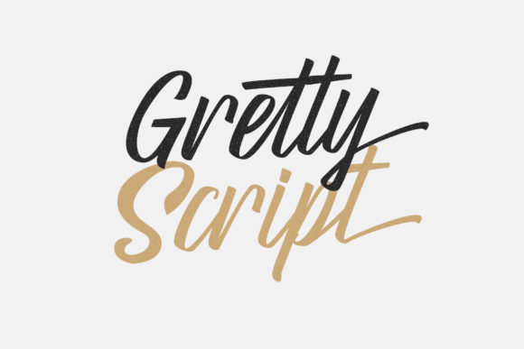 Gretty Script Font - Preview 1