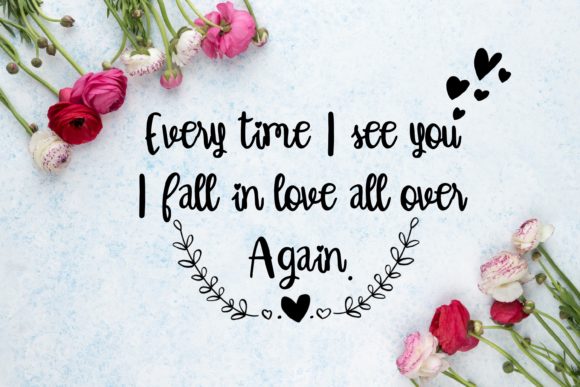 Happy Valentines Font - Preview 2