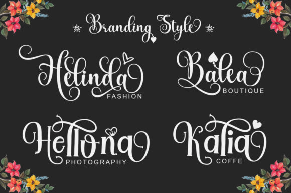 Hello Halentia Font PNG with transparent background - Preview 6