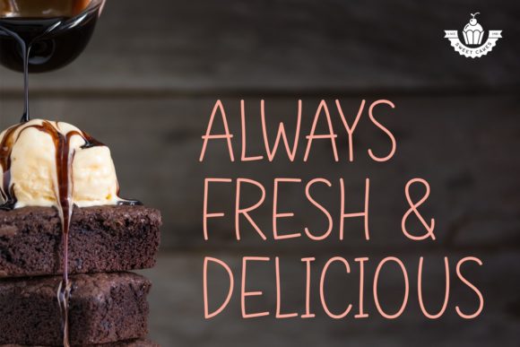Homemade Brownies Font - Preview 1