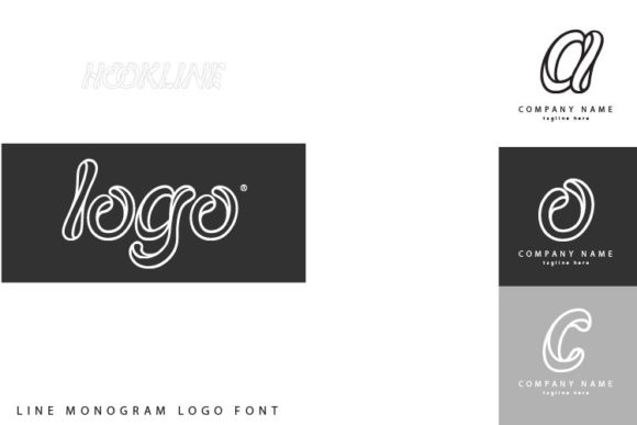 Hookline Font PNG with transparent background - Preview 1