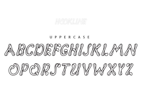 Hookline Font PNG with transparent background - Preview 2