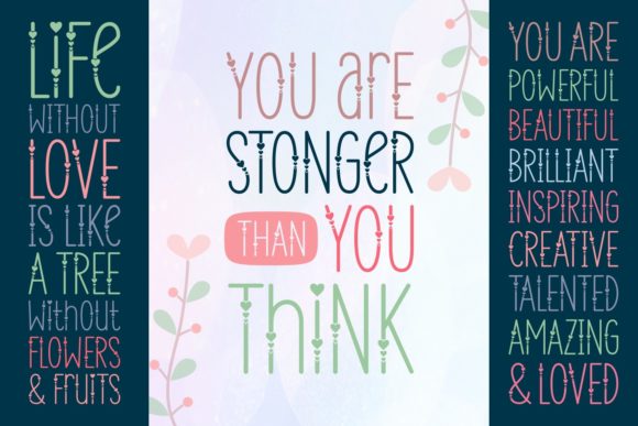 Lovine Valentine Font PNG with transparent background - Preview 1