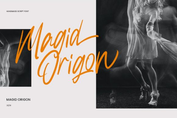Magid Origon Font PNG with transparent background - Preview 6