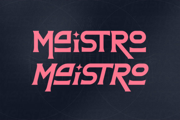 Maistro Font PNG with transparent background - Preview 4