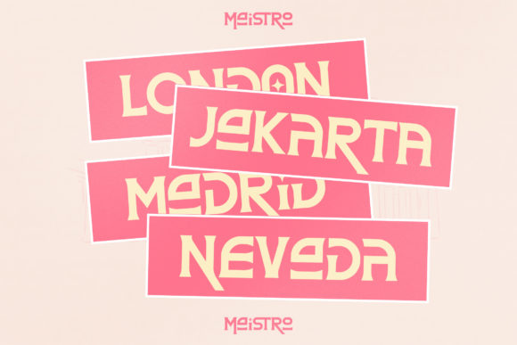 Maistro Font PNG with transparent background - Preview 5
