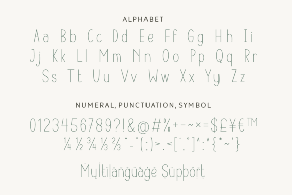 Milde Hand Font PNG with transparent background - Preview 4