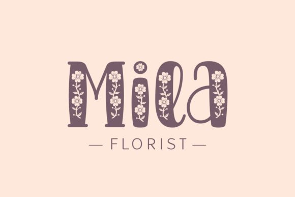 Mixtura Flourish Font PNG with transparent background - Preview 2