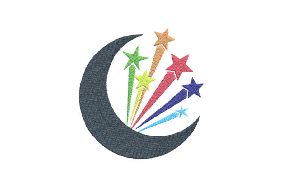 Moon with Stars