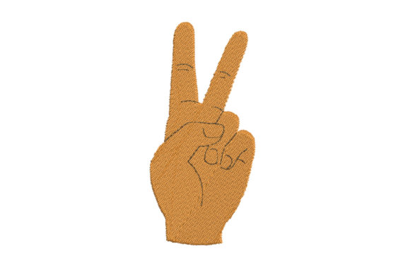 Peace Sign Hand Gesture