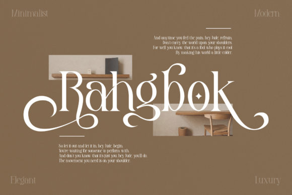 Rahgbok Font PNG with transparent background - Preview 2