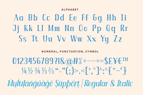 Rocha Milk Font PNG with transparent background - Preview 3