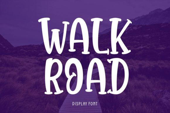 Walk Road Fonts 1