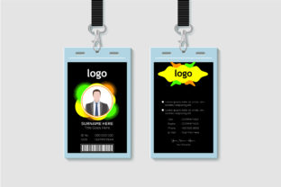 Abstract Geometric ID Card Design Graphic by Ju Design · Creative Fabrica