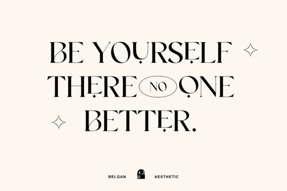 Belgan Aesthetic Font - Preview 3