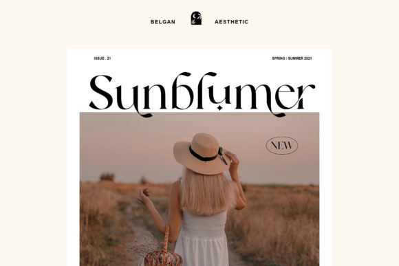 Belgan Aesthetic Font - Preview 5