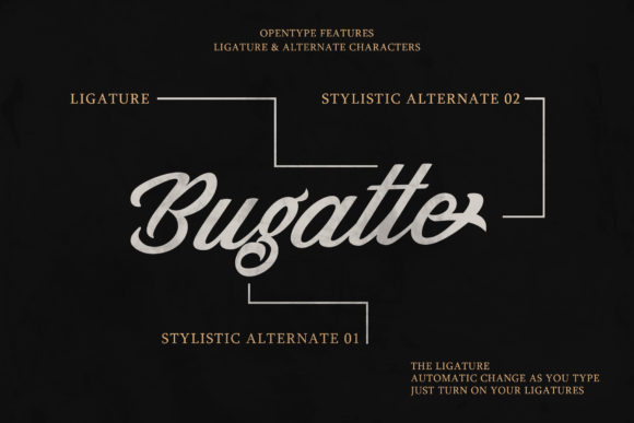 Bugatte Font - Preview 4