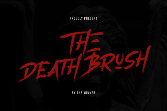 Death Brush Font - Preview 1