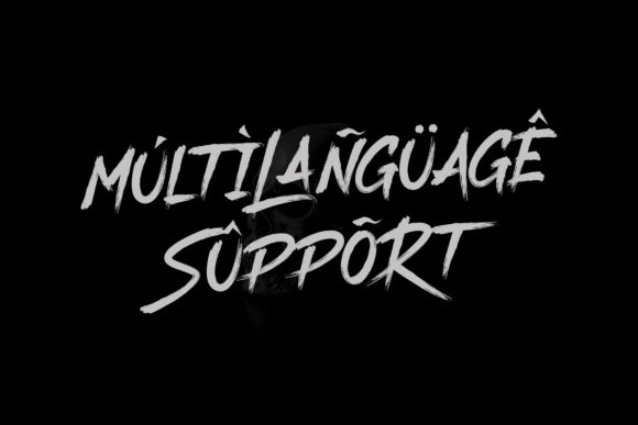Death Brush Font - Preview 2