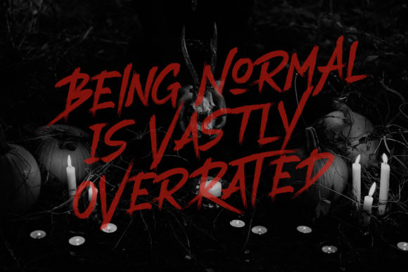 Death Brush Font - Preview 5
