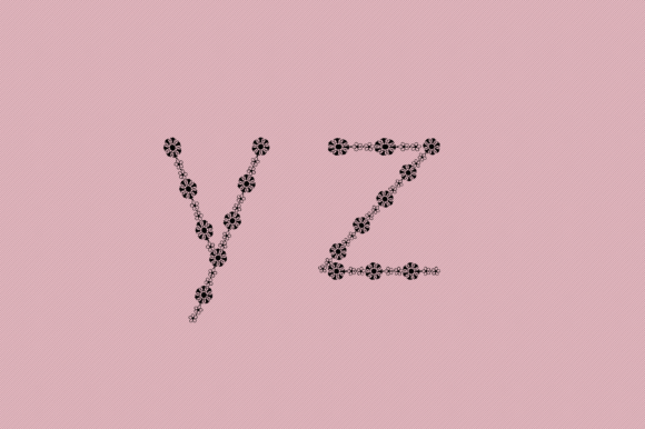Floral Lettering Font - Preview 5