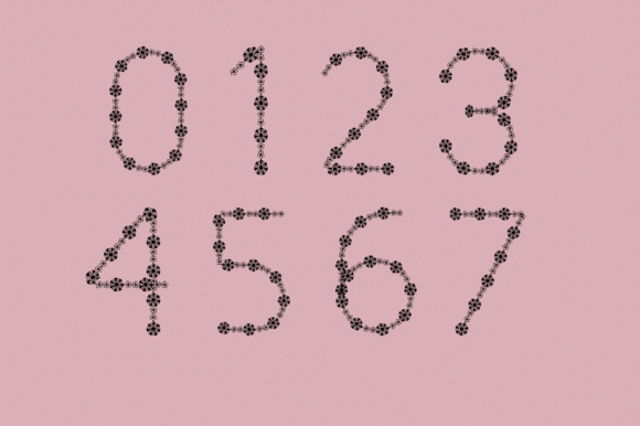 Floral Lettering Font - Preview 6