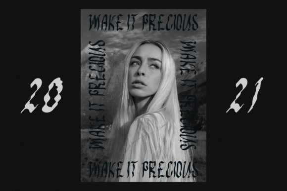 Folm Ghost Font PNG with transparent background - Preview 3