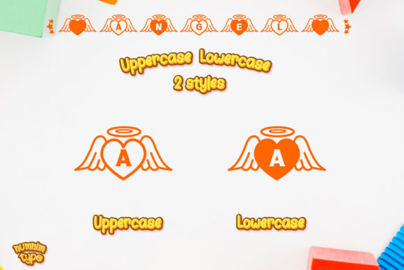 Heart Angel Font - Preview 1