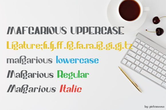 Mafgarious Font PNG with transparent background - Preview 6