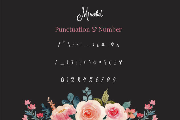 Mirabel Font font preview - 4