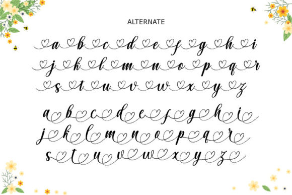 My Bee Honey Font PNG with transparent background - Preview 5