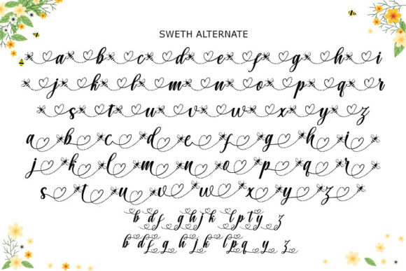 My Bee Honey Font PNG with transparent background - Preview 6
