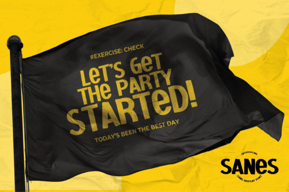 Sanes Font PNG with transparent background - Preview 1
